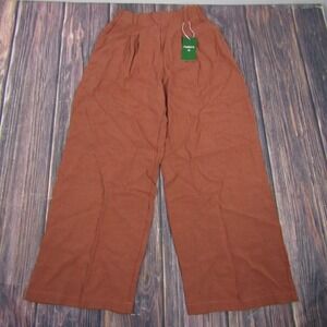 Halara NEW NWT Womens Small Clay Brown High Waist Wide Leg Pants